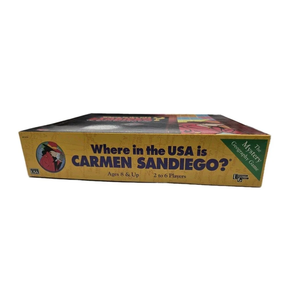 Where in the USA is Carmen Sandiego? The Mystery Geography Board Game Complete